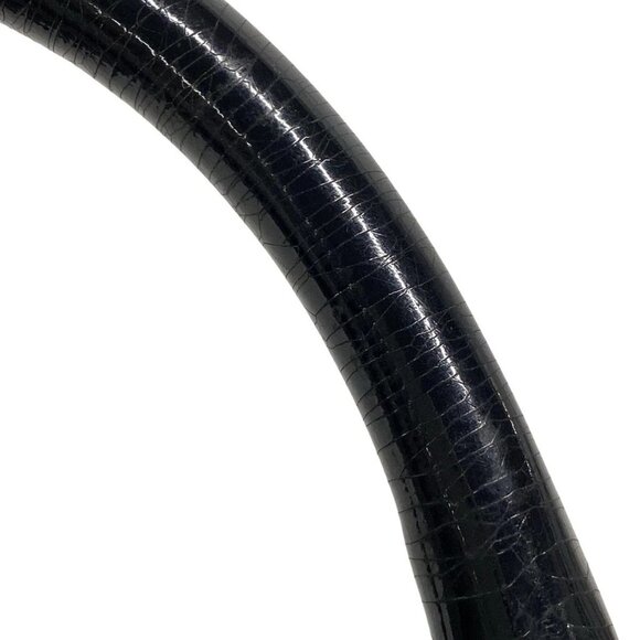 DIOR/ChristianDior Trotteur Black Cream PVC Patent Leather Handbag - Picture 15 of 15